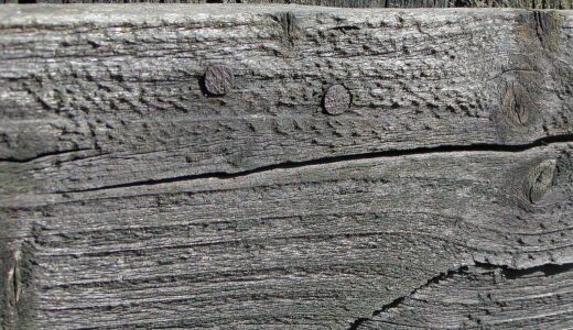 wood, fence, coating, old, black