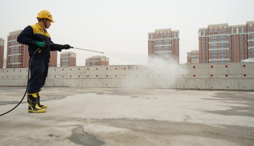 waterproofing, workers, construction site, roof top, men, working, spraying, safety gear, pressure spray, waterproofing, waterproofing, waterproofing, waterproofing, waterproofing