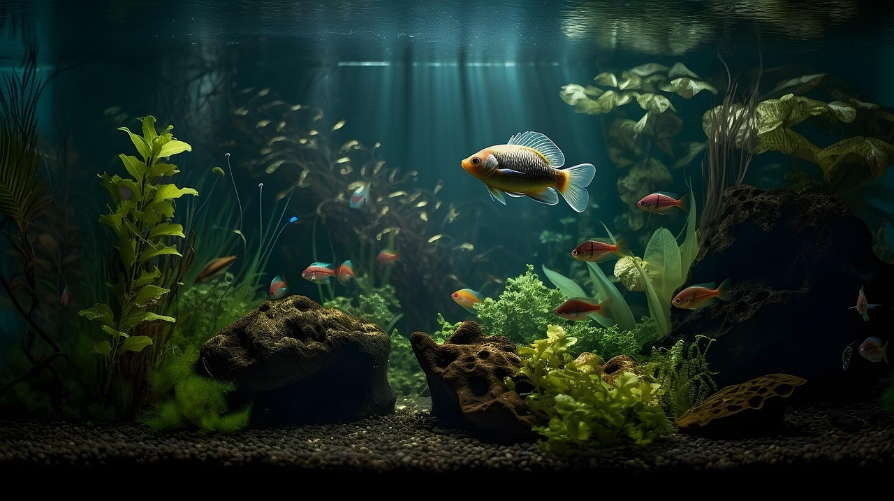 fish, fish tank, underwater, aquarium, nature, peaceful light, calming