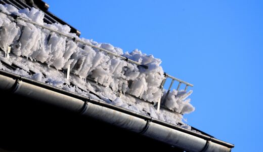 roof, snow, snow guard, snow catcher, nature, ice, winter, snow stopper, rain gutter, closeup