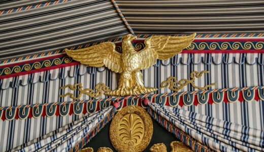 standard, napoleon, malmaison, decor, paris, wall decoration, gold, napoleon, napoleon, napoleon, napoleon, napoleon, malmaison, malmaison, malmaison