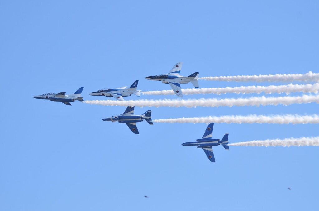 blue impulse, air festival, self defense