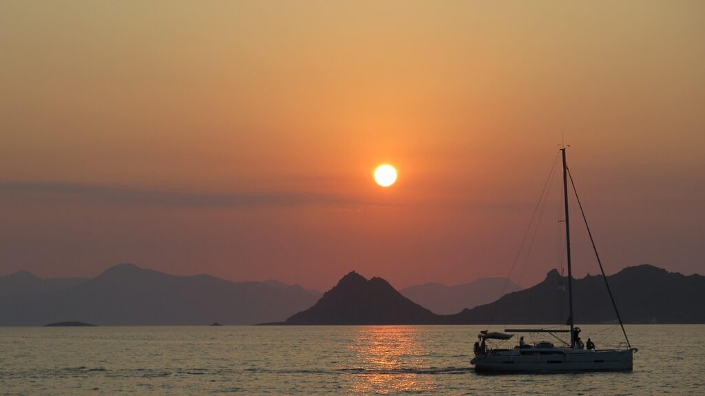 basement, turgutreis, nature, sunset