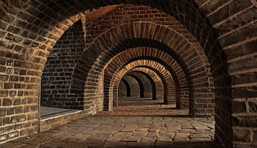 vaulted cellar, tunnel, arches, keller, cellar speed, rhaeto romanic, culture, history, architecture, stone, places of interest, 4k wallpaper, brown wallpaper, hd wallpaper, brown history, brown culture, brown stone