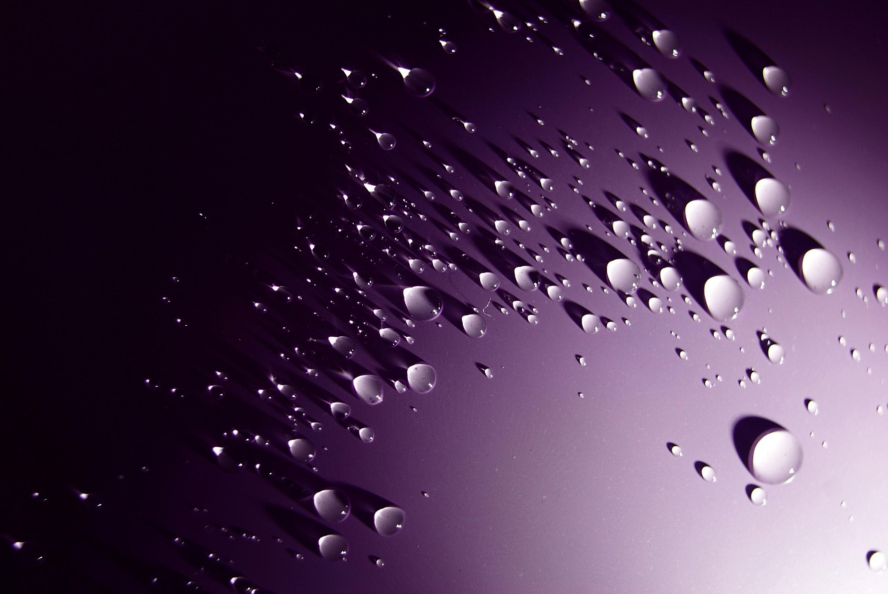 water, drop, violet, nature, shadow, light, gloomy, contrast, ball, balloon, get wet, waterproof