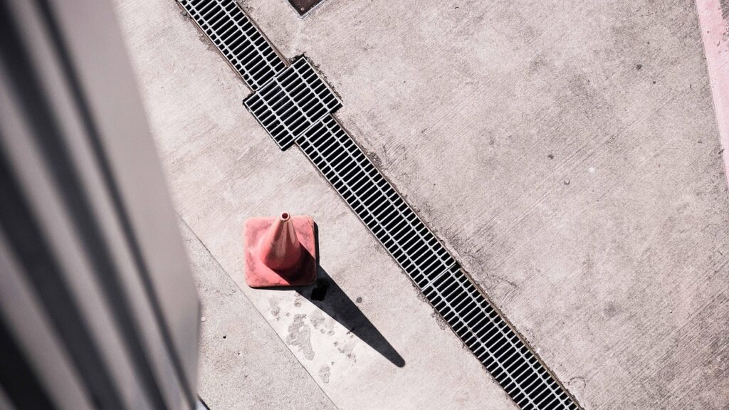 pylon, concrete, drain, drain, drain, drain, drain, drain