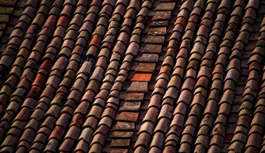 roof, roofing, tiles, old, ancient, rome, italy