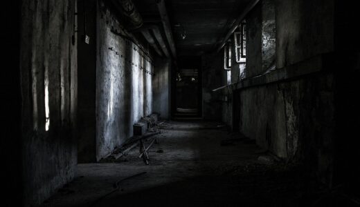 lost places, hallway, abandoned, lapsed, old, dark, gloomy, creepy, lost, eerie, monochrome, black and white, halloween, dark, dark, dark, dark, dark, creepy, halloween