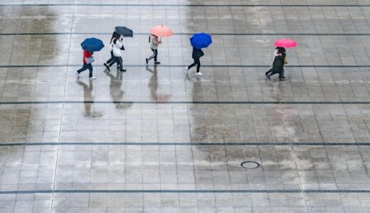 rain, nature, people, umbrellas, wet, weather, thunderstorm