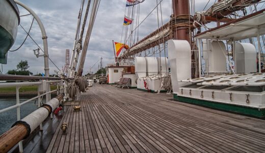 deck, ship, sailing boat, vessel